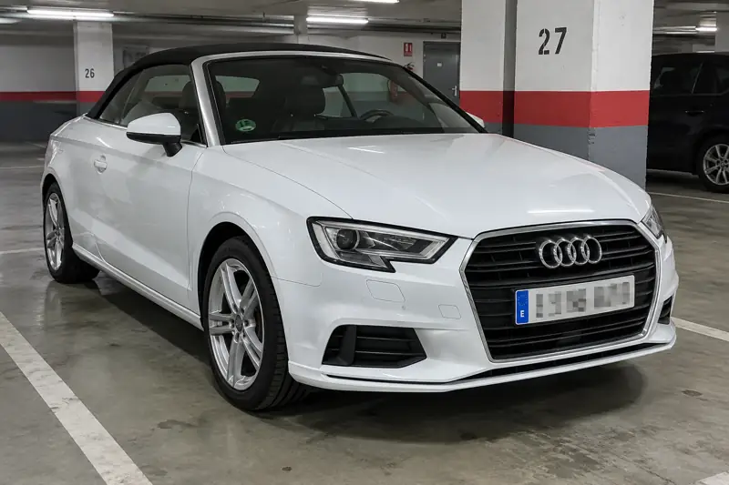 Audi A3 Cabriolet for rent in Barcelona