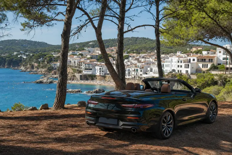 Costa Brava road trip by convertible